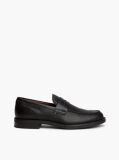 Μαύρο Δερμάτινα Loafers Με Ανάγλυφο Φινίρισμα  Άνδρες