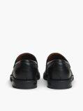 Μαύρο Δερμάτινα Loafers Με Ανάγλυφο Φινίρισμα  Άνδρες