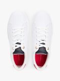 Multi Leather Metallic Logo Cupsole Trainers  Women