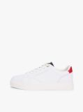 Multi Leather Metallic Logo Cupsole Trainers  Women