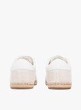 Μπεζ Sneakers Με Κεντητό Λογότυπο  Γυναίκες