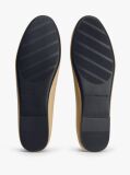 Beige TH Monogram Plaque Leather Ballerinas  Women