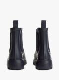 Blue Rubberised Flag Cleat Rain Boots  Women