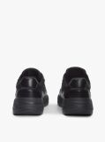 Black TH Monogram Mixed Texture Leather Trainers  Women