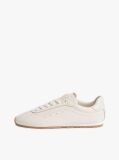 Μπεζ Δερμάτινα Sneakers Με Μονόγραμμα TH  Γυναίκες