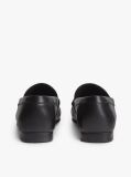Black TH Monogram Leather Penny Loafers  Women