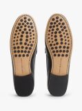 Black TH Monogram Leather Penny Loafers  Women
