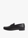 Black TH Monogram Leather Penny Loafers  Women