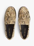 Multi Δερμάτινα Loafers Με Μοτίβο Φίδι  Γυναίκες