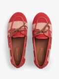 Multi Two-Tone Woven Flexible Boat Shoes  Women