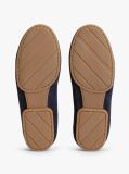 Blue TH Monogram Flexible Suede Loafer Ballerinas  Women