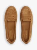 Brown TH Monogram Flexible Suede Loafer Ballerinas  Women
