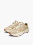 Beige Suede TH Monogram Metallic Sneakers  Women