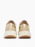 Beige Suede TH Monogram Metallic Sneakers  Women