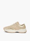 Beige Suede TH Monogram Metallic Sneakers  Women