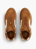 Brown Suede Vintage Low Profile Sneakers  Women