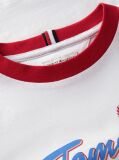 Άσπρο Βαμβακερό T-Shirt Με Λογότυπο  Αγόρια
