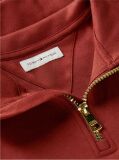Red Logo Badge Quarter-Zip Sweatshirt  Boys