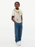 Beige Shield Logo Appliqué T-Shirt  Boys