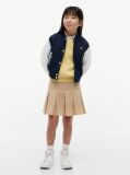 Blue Rhinestone Flag Relaxed Bomber Jacket  Girls