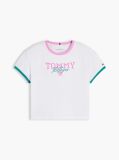 White Crest Relaxed T-Shirt  Girls