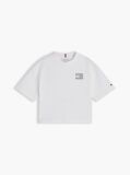 Άσπρο Βαμβακερό T-Shirt  Κορίτσια