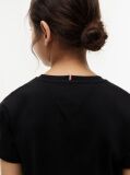 Μαύρο Essential T-Shirt Και Κολάν Σετ Με Hilfiger Monotype Σχέδιο  Κορίτσια