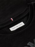 Μαύρο Essential T-Shirt Και Κολάν Σετ Με Hilfiger Monotype Σχέδιο  Κορίτσια