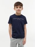Blue Essential Organic Cotton Logo T-Shirt  Kids Unisex