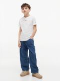 White Essential Organic Cotton Logo T-Shirt  Kids Unisex