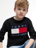 Black Heritage Flag Logo Crew Neck Jumper  Kids Unisex