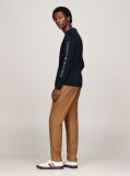 Blue Organic Jersey Logo Long Sleeve T-Shirt  Men