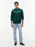 Green TH Flex Logo Sweatshirt  Men