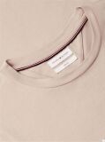 Beige Organic Cotton Chest Logo T-Shirt  Men