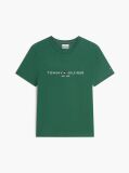 Green Organic Cotton Chest Logo T-Shirt  Men