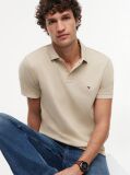 Beige 1985 Organic Cotton Regular Fit Polo  Men