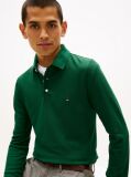 Green 1985 TH Flex Slim Fit Long Sleeve Polo  Men