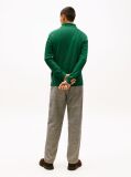 Green 1985 TH Flex Slim Fit Long Sleeve Polo  Men