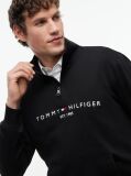 Black Combining casual style with enhanced comfort, this sweatshirt is made from flex fleece and has a cosy, zip-adjustable mock turtleneck.  Men