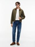 Beige Cotton Cashmere Crew Neck Jumper.  Men