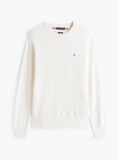 Beige Cotton Cashmere Crew Neck Jumper.  Men