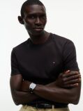 Black Flag Embroidery Interlock Slim Fit T-Shirt  Men