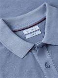 Blue Garment Dyed Flag Embroidery Regular Polo  Men