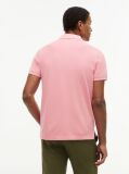 Pink Garment Dyed Flag Embroidery Regular Polo  Men