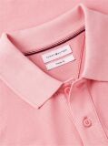 Pink Garment Dyed Flag Embroidery Regular Polo  Men