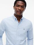 Blue Gingham Regular Fit Oxford Shirt  Men