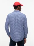 Blue Gingham Regular Fit Oxford Shirt  Men
