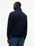 Blue Quarter-Zip Intechno Knit Sweatshirt  Men