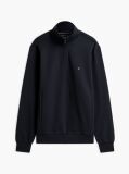 Blue Quarter-Zip Intechno Knit Sweatshirt  Men
