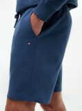 Blue Flag Embroidery Sweat Bermuda Shorts  Men